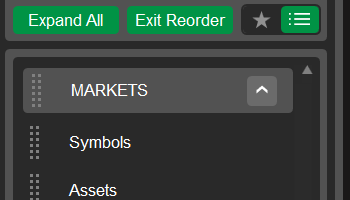 Reordering Sections and Applications in the Main Menu