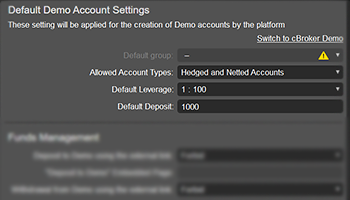 Demo Account Creation Rules for Broker OAuth