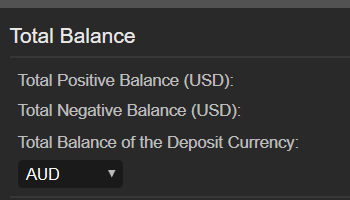 Saved Currency Preferences in the Accounts Application