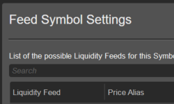 Feed Symbol Settings in Symbols