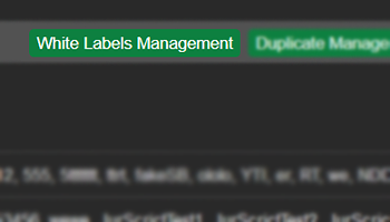 Controlling White Label Availability for Managers