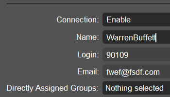 Changing managers' names