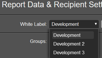 Separating Report Settings per White Label