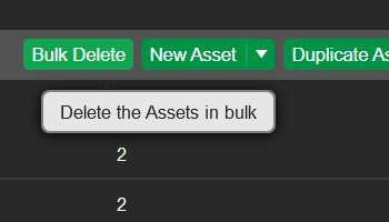 Adding the Option to Delete Assets in Bulk
