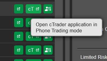 Using Phone Trading With Non-Branded cTrader Applications