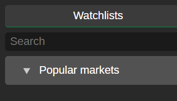 Global-only popular markets