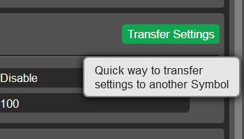 Transferring Price Filtering Settings