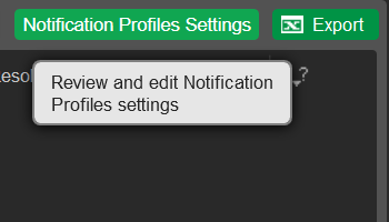 Quickly Configuring Notifications Profiles
