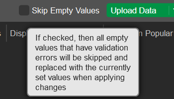 Skipping Empty Values When Performing Bulk Actions